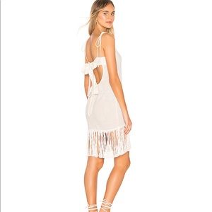 Wrapped Dress in White